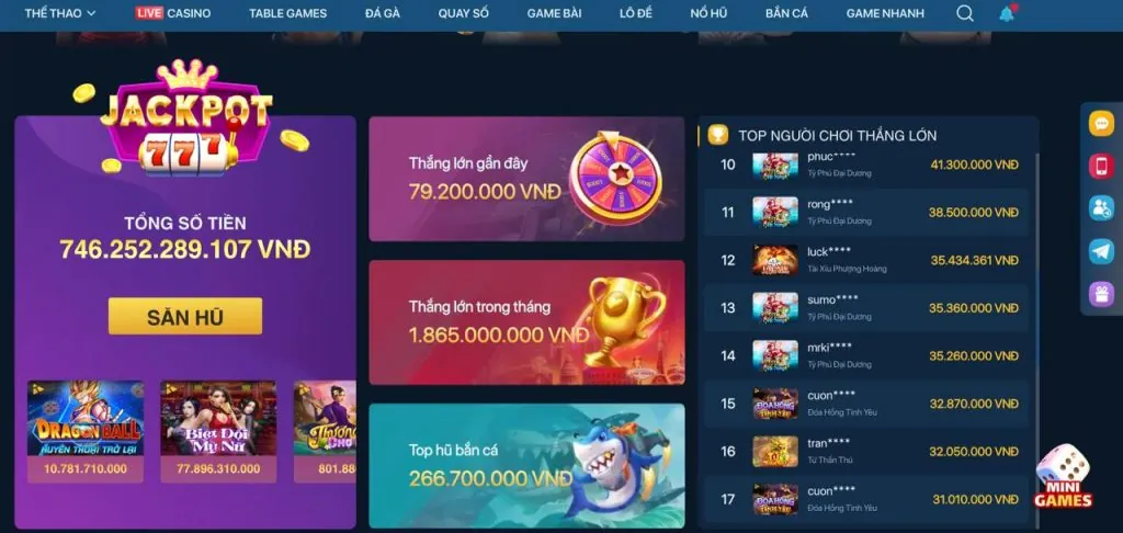 Hình ảnh game Nổ Hũ trên ứng dụng di động shbet1